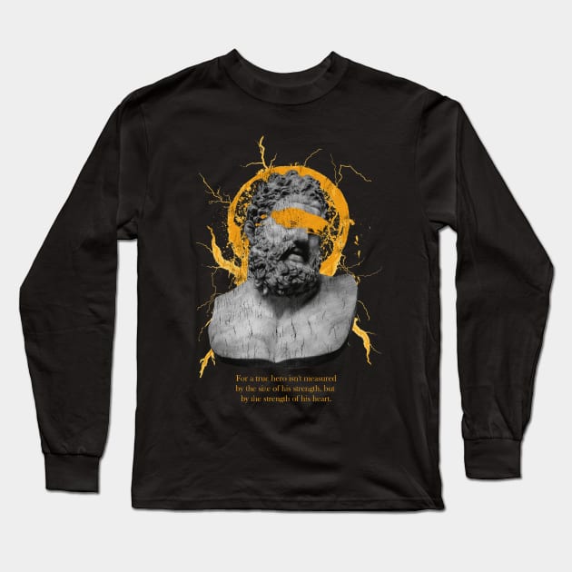 Figure -  hercules Long Sleeve T-Shirt by Crow Creations